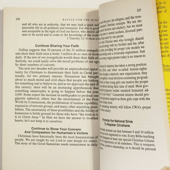 Battle for the Mind A Subtle Warfare by Tim Lahaye - Picture 5 of 6